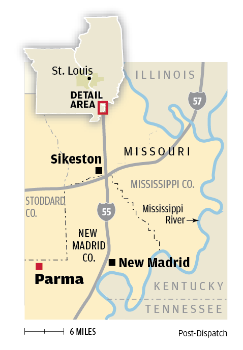 Parma locator map